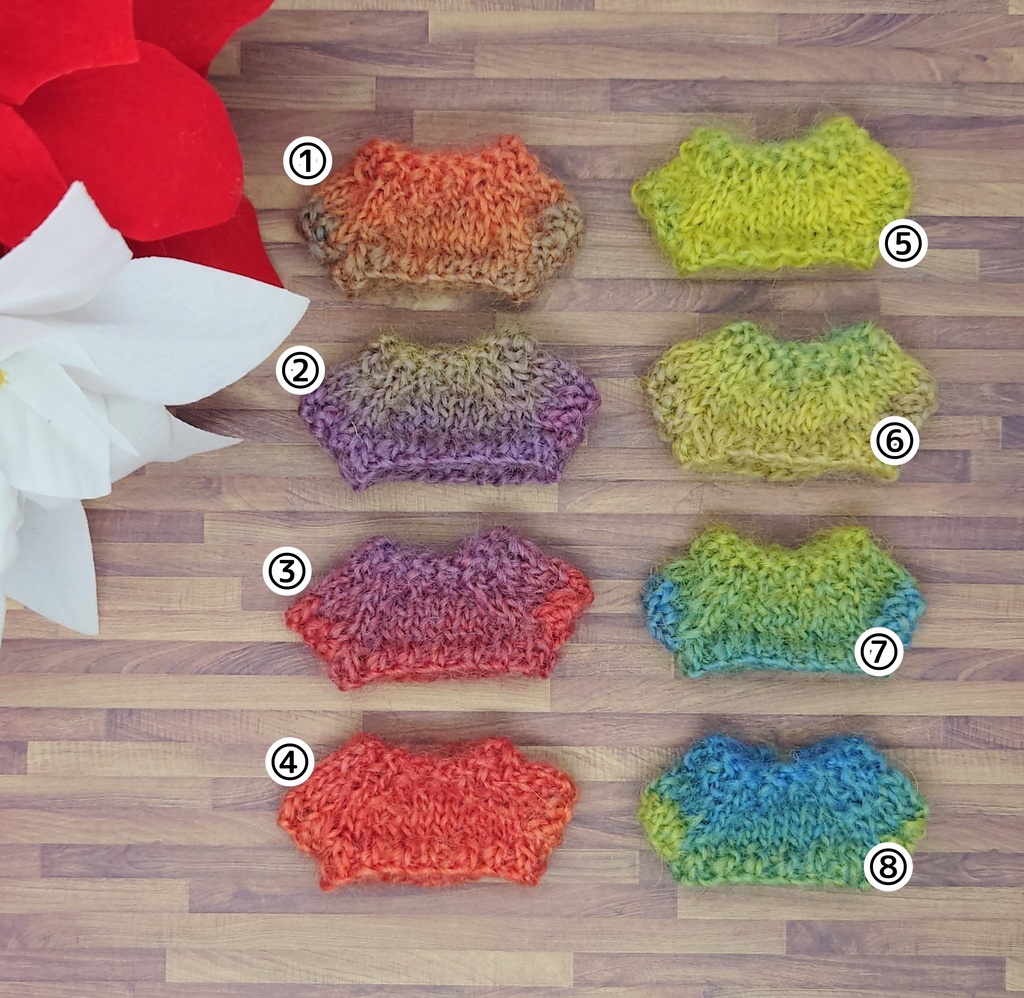 グラデーションセーター