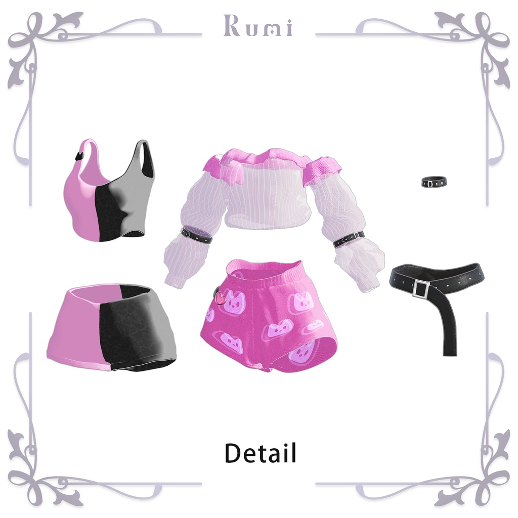 @ブラックフライデー@【5アバター対応】 Daily Idol 【VRChat想定】