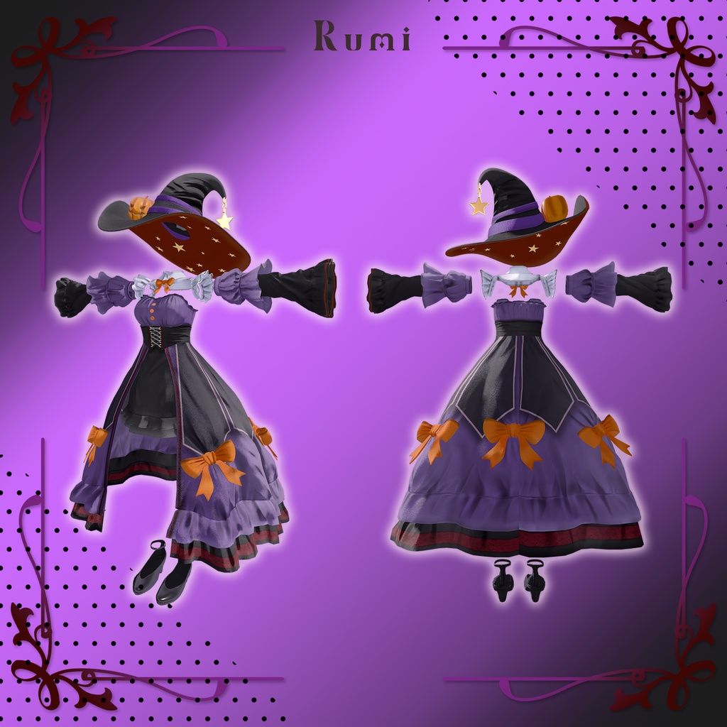 🎃【Halloween 50% SALE】🎃【4アバター対応】 Wicked 【VRChat想定】