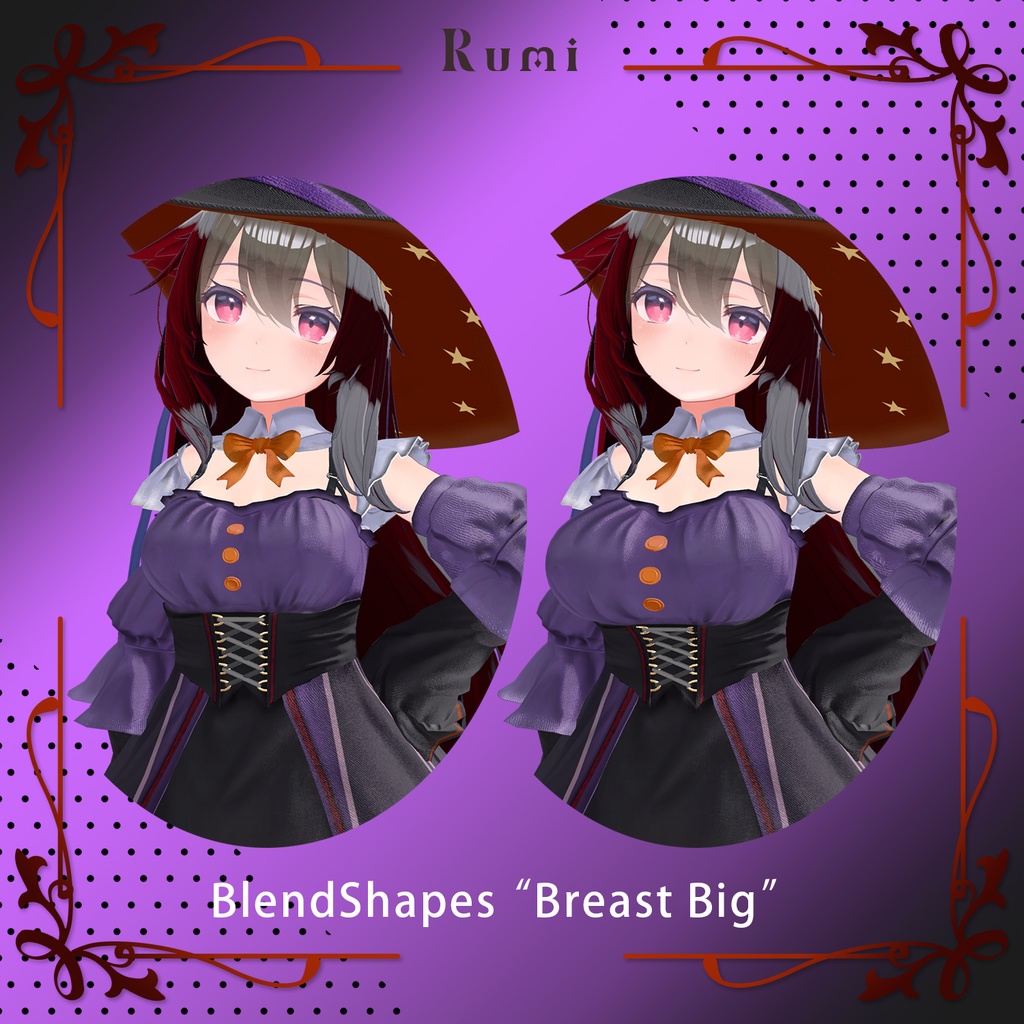 🎃【Halloween 50% SALE】🎃【4アバター対応】 Wicked 【VRChat想定】