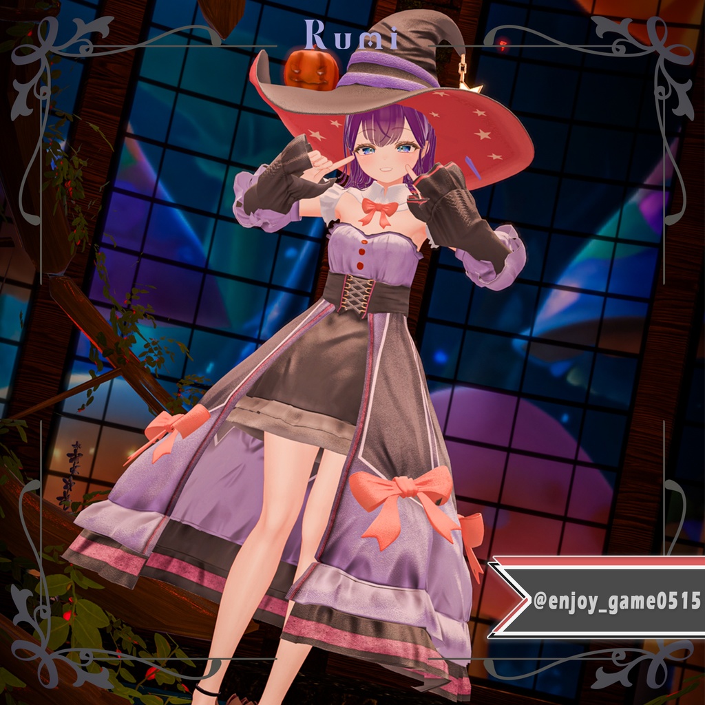 🎃【Halloween 50% SALE】🎃【4アバター対応】 Wicked 【VRChat想定】