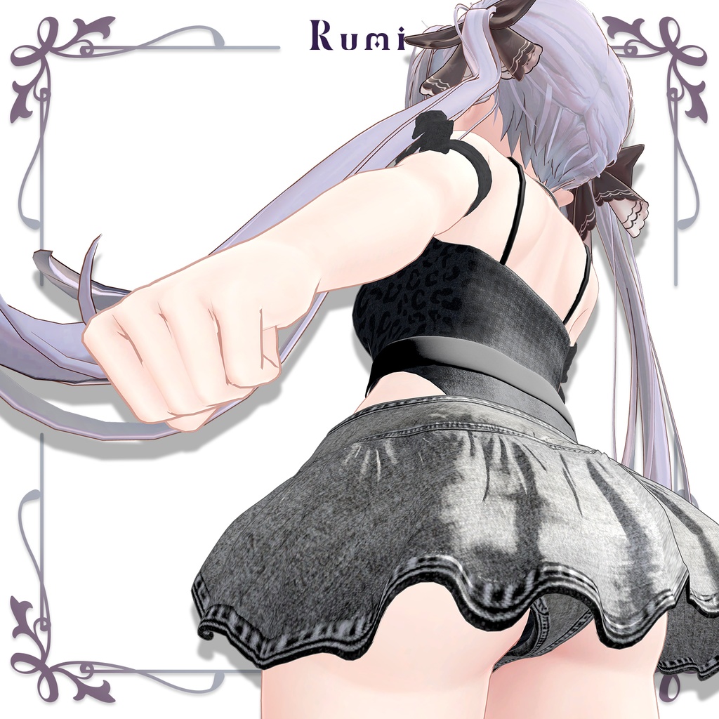 @ブラックフライデー@【PB】【5アバター対応】 Ballet Core and Jeans 【VRChat想定】