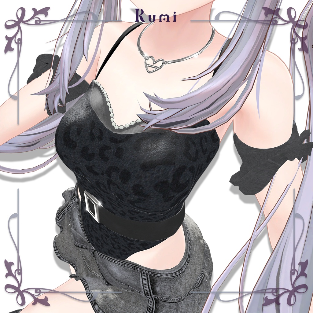 @ブラックフライデー@【PB】【5アバター対応】 Ballet Core and Jeans 【VRChat想定】