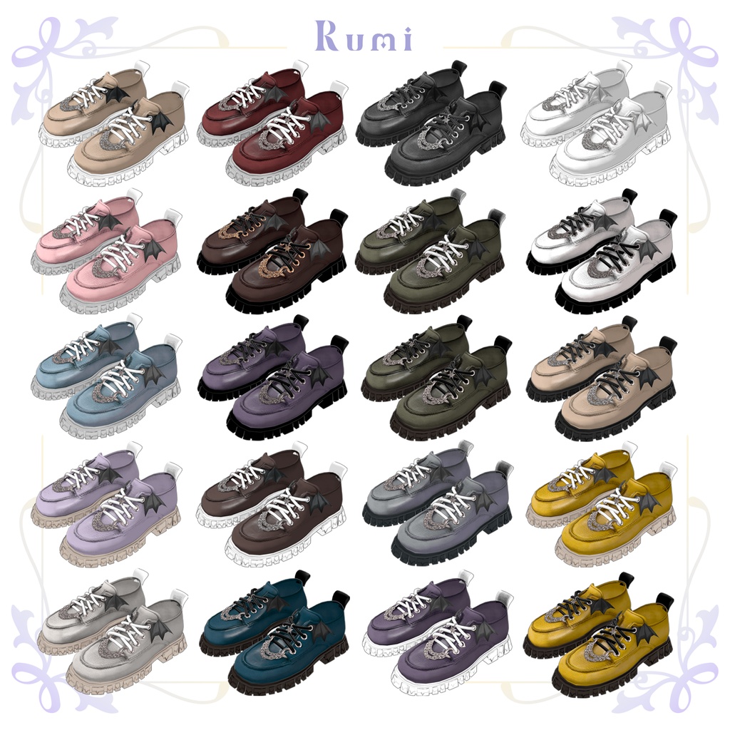 @ブラックフライデー@【4アバター対応】 Devil's Piece 【VRChat想定】