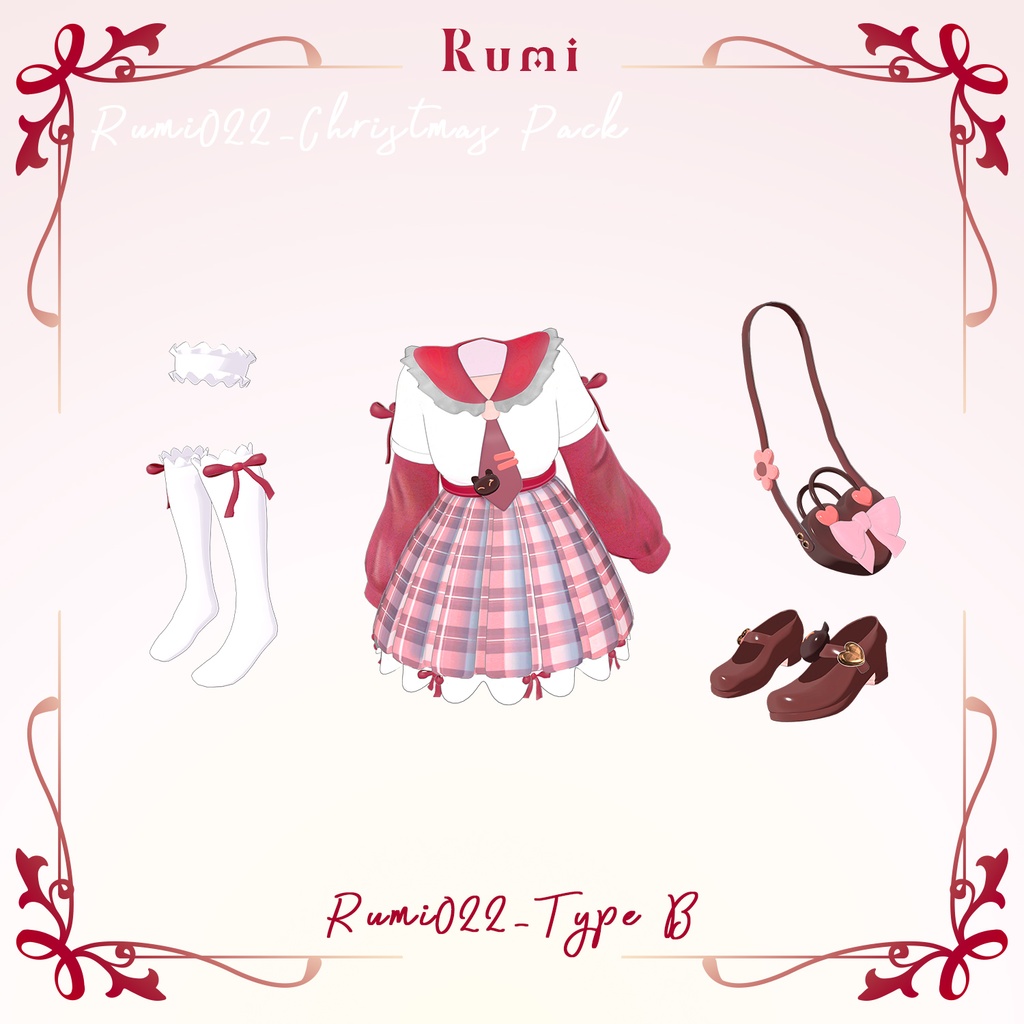 【PB】追加Materials【5アバター対応】 Cute Costume 【VRChat想定】