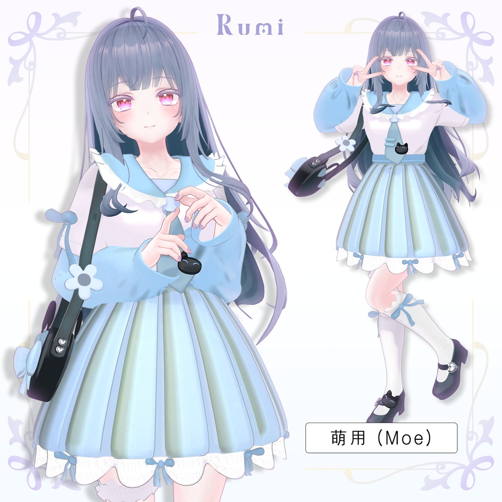 【PB】追加Materials【5アバター対応】 Cute Costume 【VRChat想定】