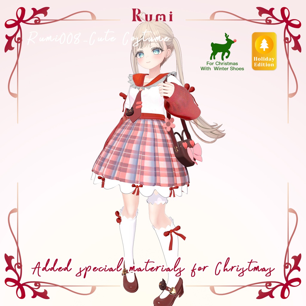 【PB】追加Materials【5アバター対応】 Cute Costume 【VRChat想定】