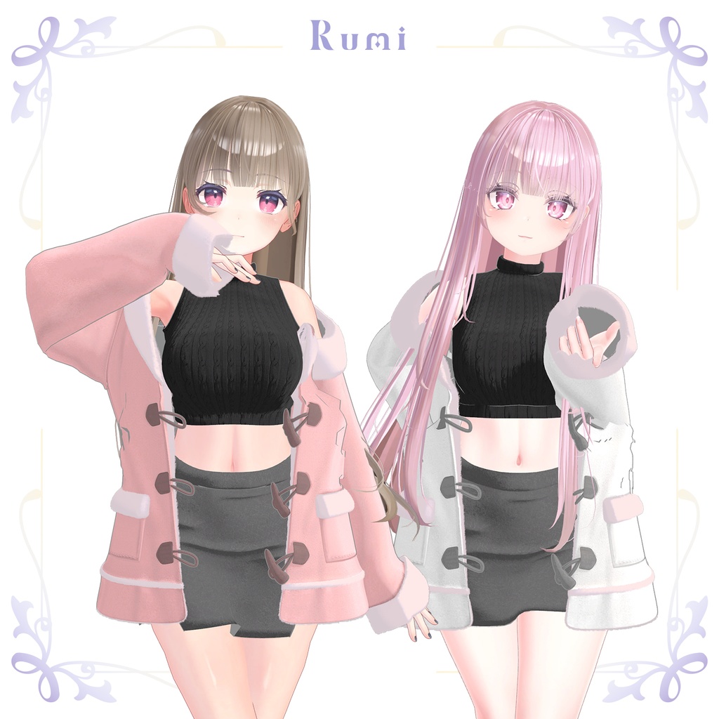 【PB】【5アバター対応】 Mustang 【VRChat想定】