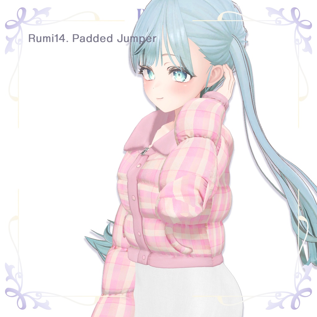 【PB】【25色/5アバター対応】 Padded Jumper 【VRChat想定】 