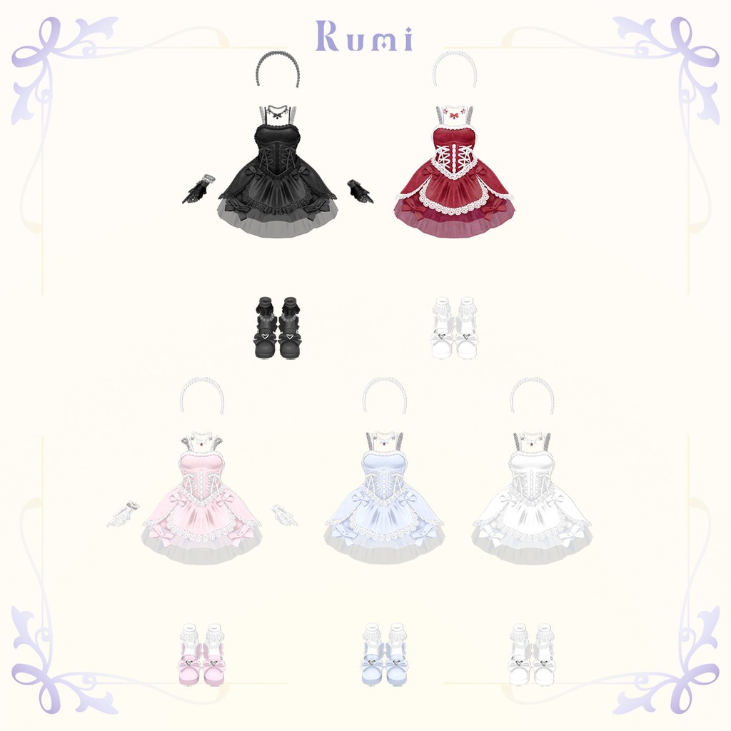 💥BLACKFRIDAY💥【50%% SALE】 【PB】【6アバター対応】 Juliet Heart 【VRChat想定】