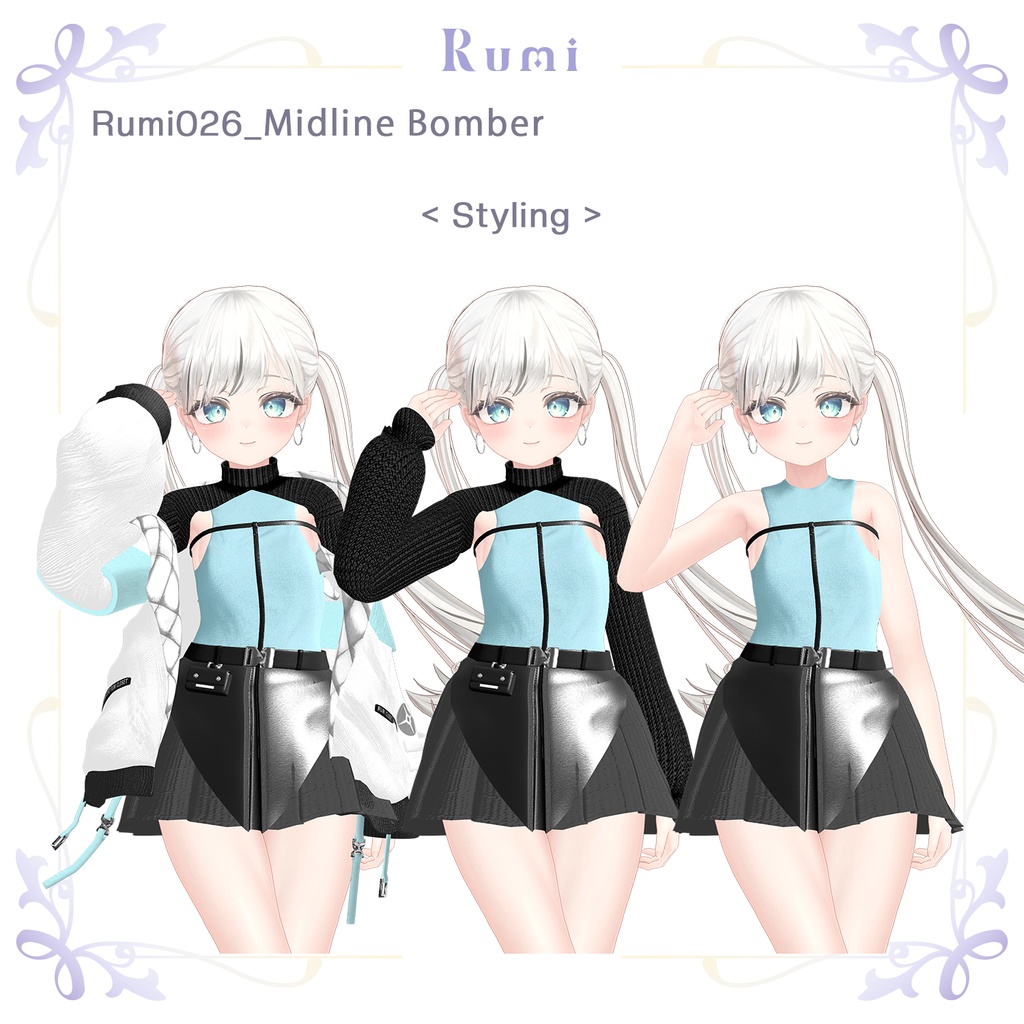 【PB】【8アバター対応】 Midline Bomber 【VRChat想定】