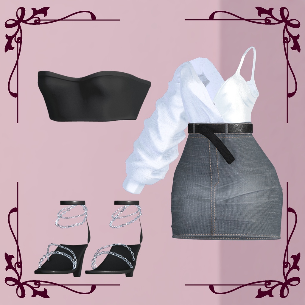 【PB】【 4アバター対応】 ChocoMate 【VRChat想定】