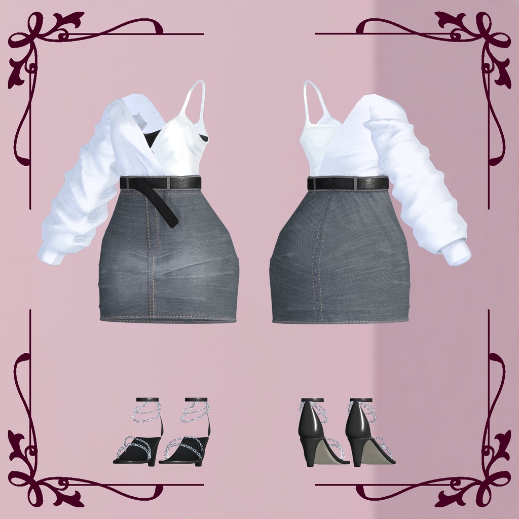 【PB】【 4アバター対応】 ChocoMate 【VRChat想定】