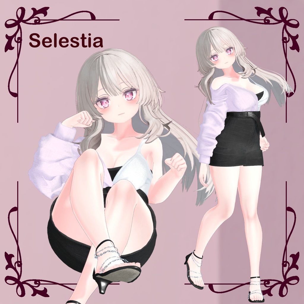 【PB】【 4アバター対応】 ChocoMate 【VRChat想定】