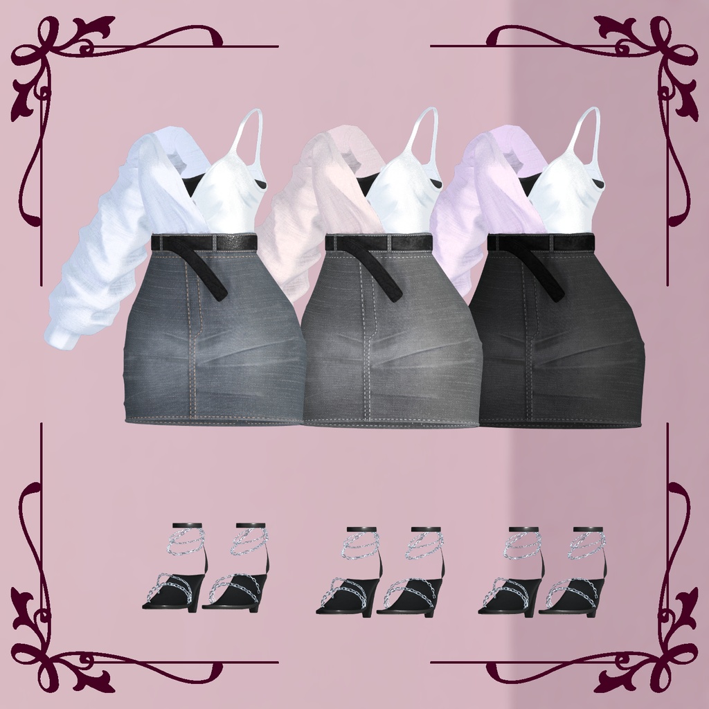 【PB】【 4アバター対応】 ChocoMate 【VRChat想定】