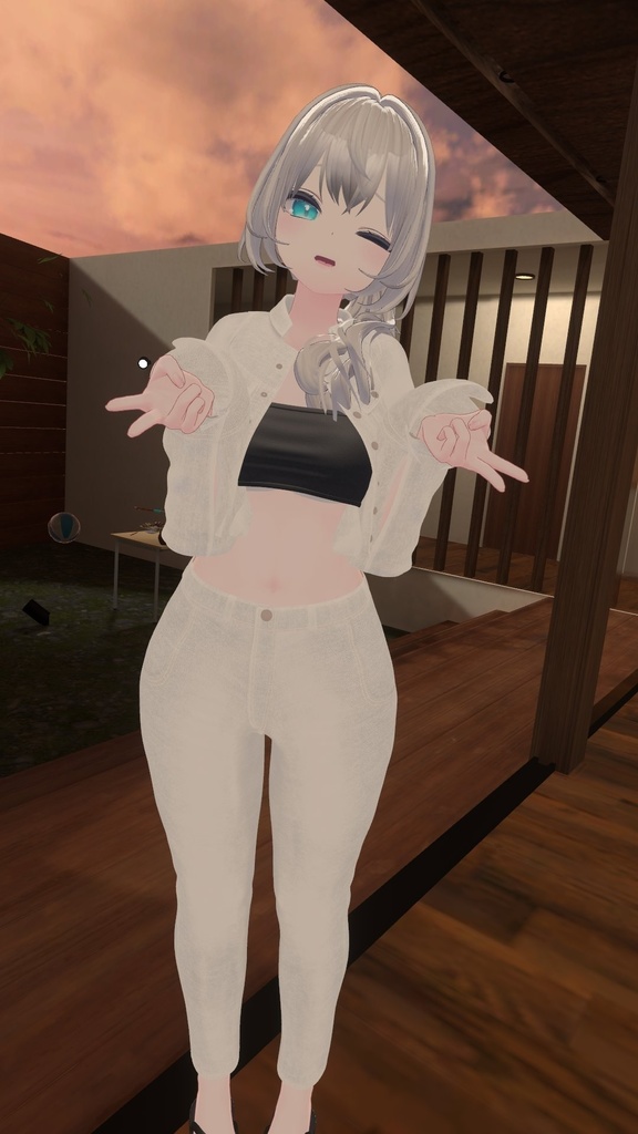 【PB】【10アバター対応】 Denim Jacket 【VRChat想定】