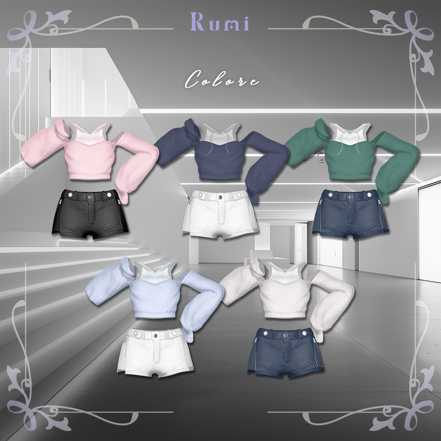 Vrchat White Robe 【PB】【5アバター対応】 White Cube 【VRChat想定】 - ルミ - BOOTH