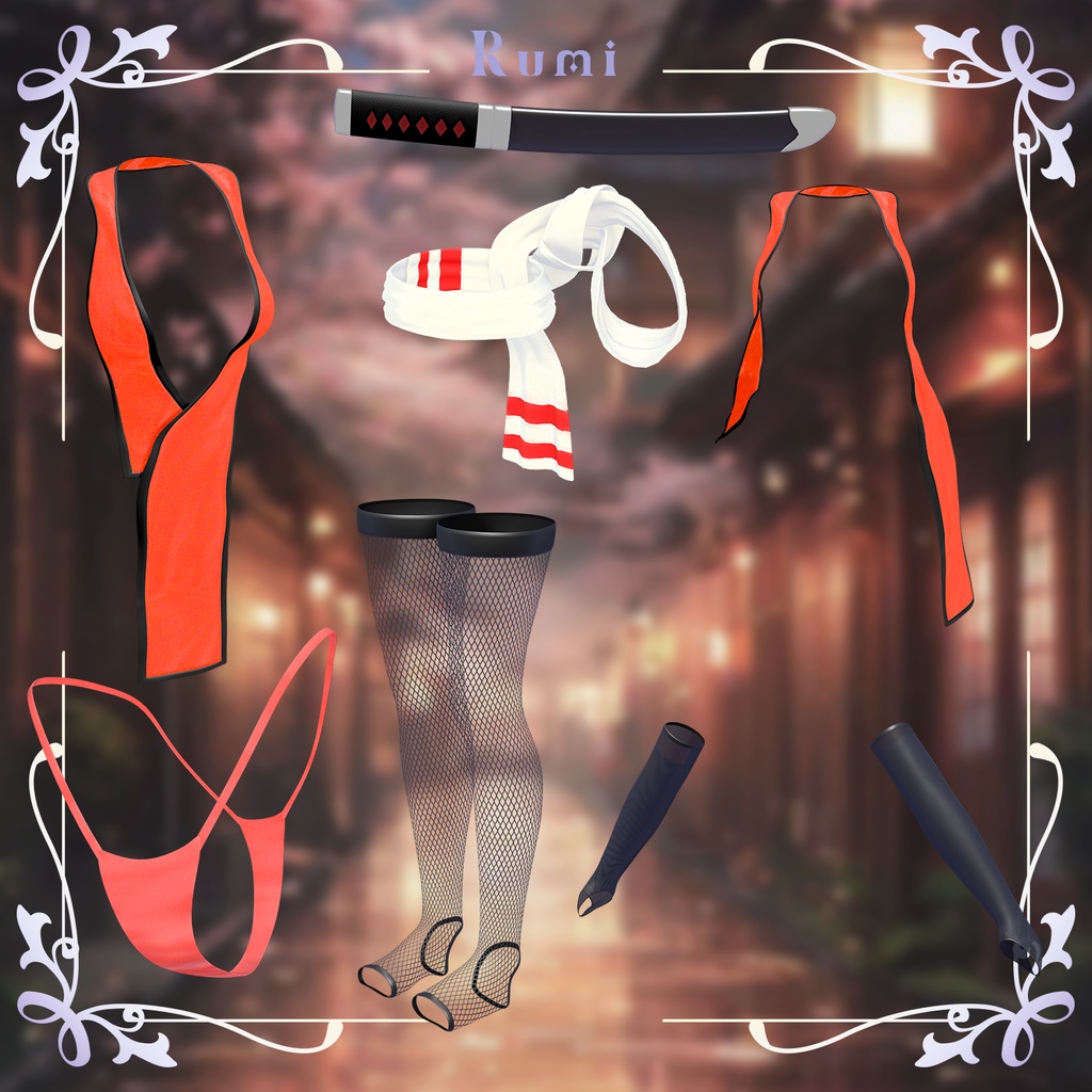 💥BLACKFRIDAY💥【40%% SALE】 【PB】【4アバター対応】 Kunoichi 【VRChat想定】