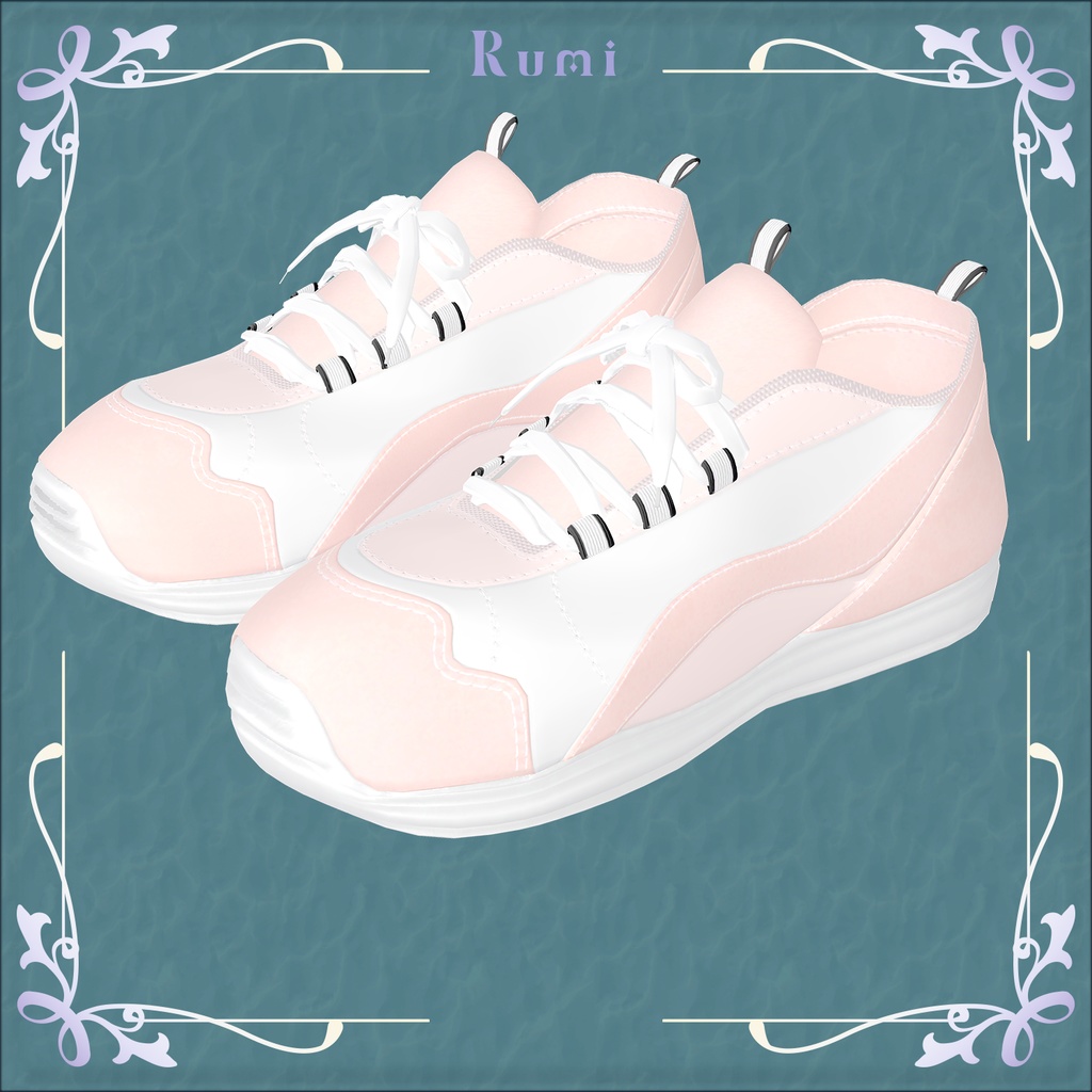 【PB】【12アバター対応】 Running Shoes 【VRChat想定】