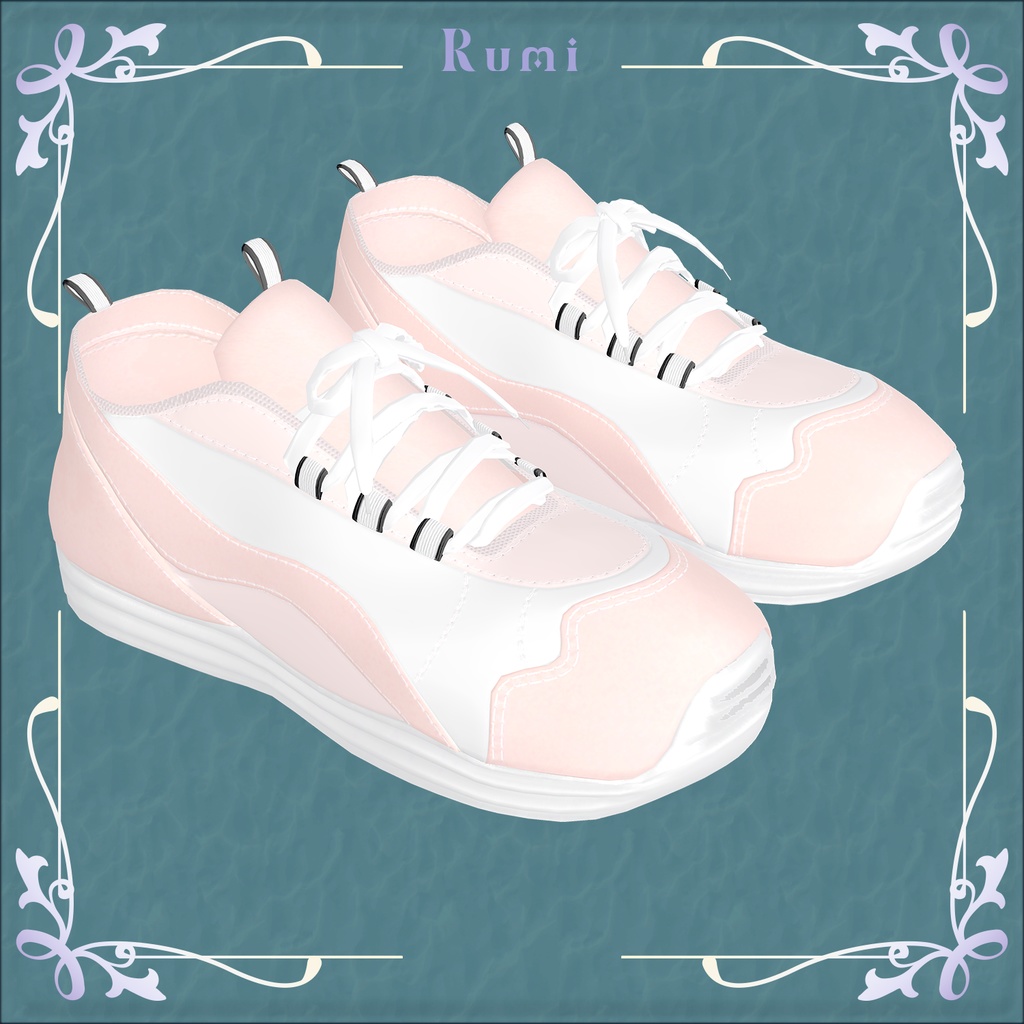 【PB】【12アバター対応】 Running Shoes 【VRChat想定】