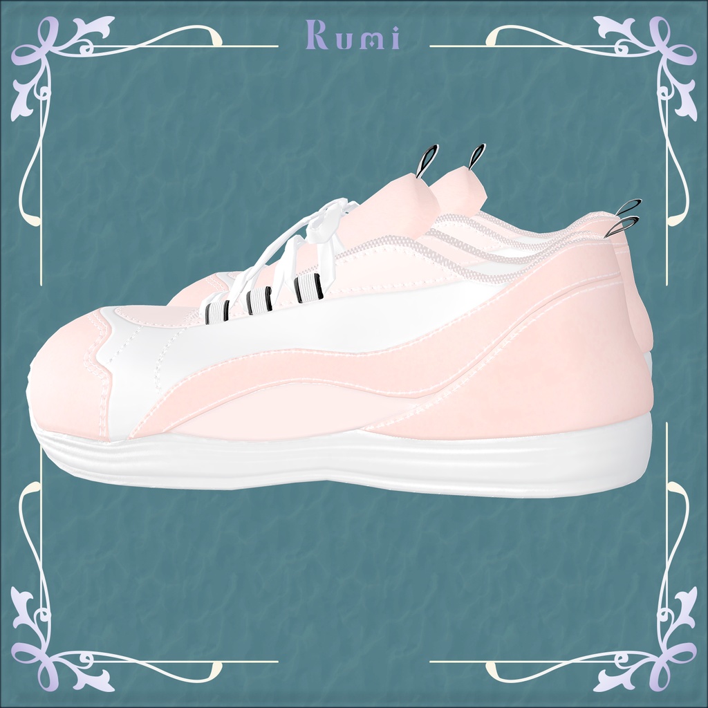 【PB】【12アバター対応】 Running Shoes 【VRChat想定】