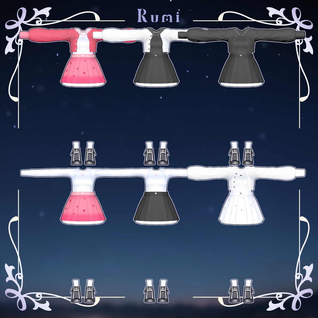 【PB】【2アバター対応】 STberry 【VRChat想定】