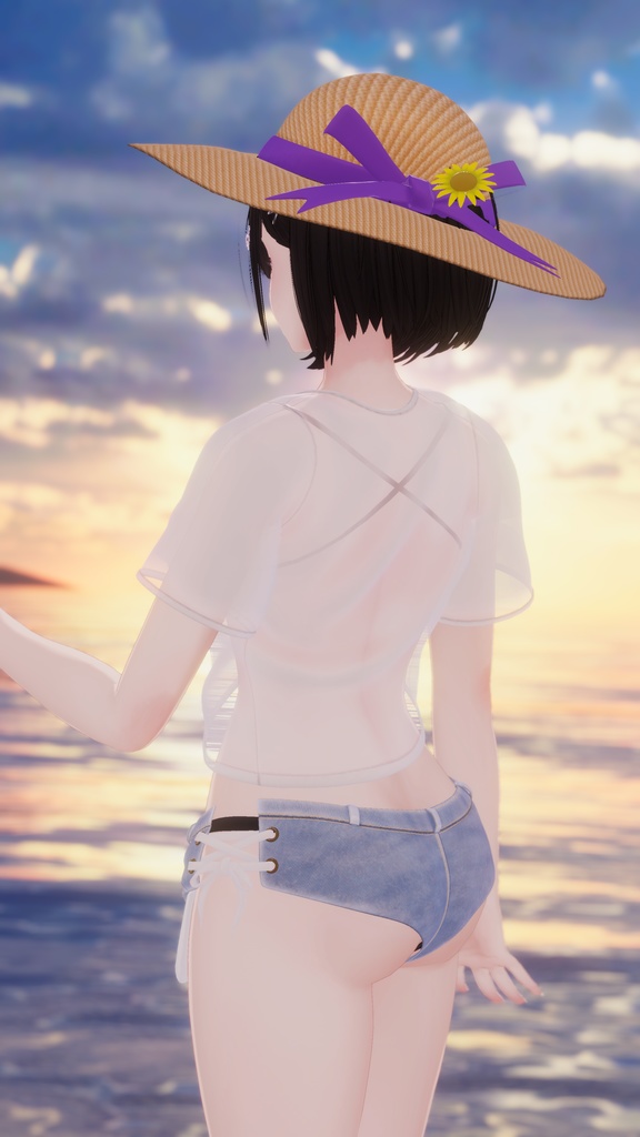 💥BLACKFRIDAY💥【50%% SALE】 【PB】【5アバター対応】 Wet T-Shirt 【VRChat想定】