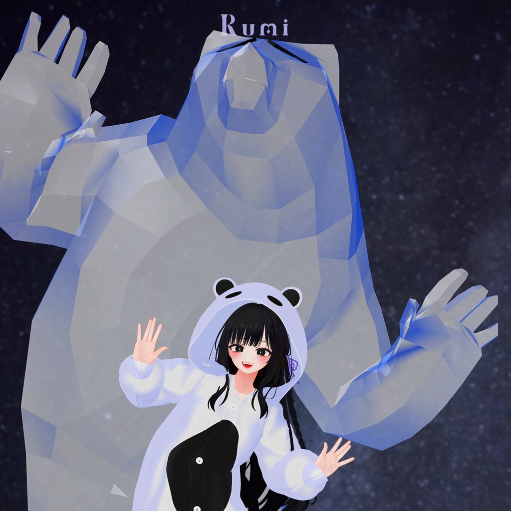【PB】【4アバター対応】 Bear Pajama 【VRChat想定】