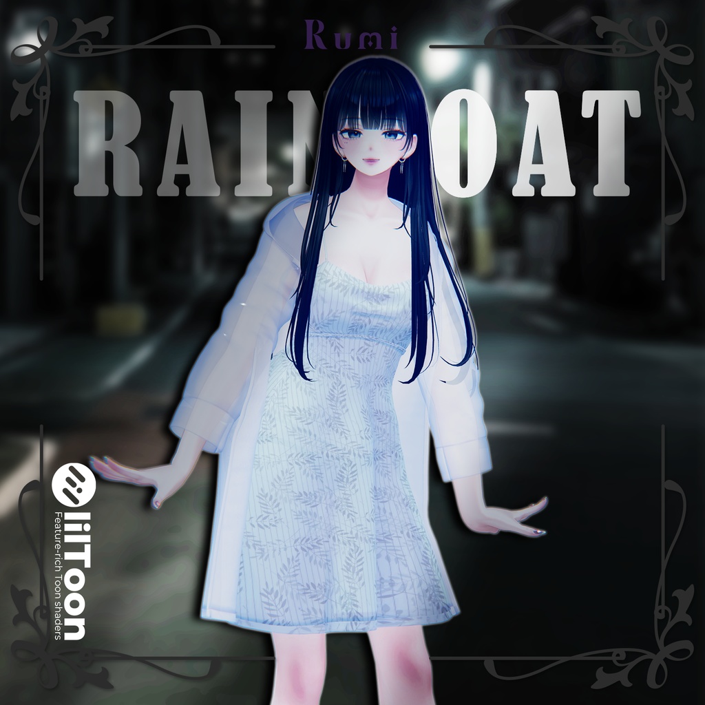 💥BLACKFRIDAY💥【50%% SALE】 【PB】【4アバター対応】 Raincoat 【VRChat想定】