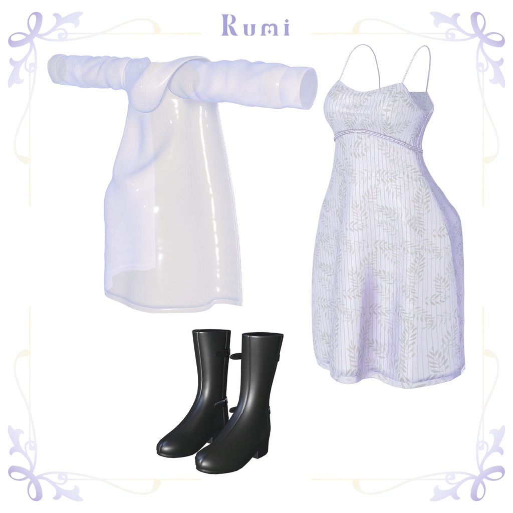 💥BLACKFRIDAY💥【50%% SALE】 【PB】【4アバター対応】 Raincoat 【VRChat想定】