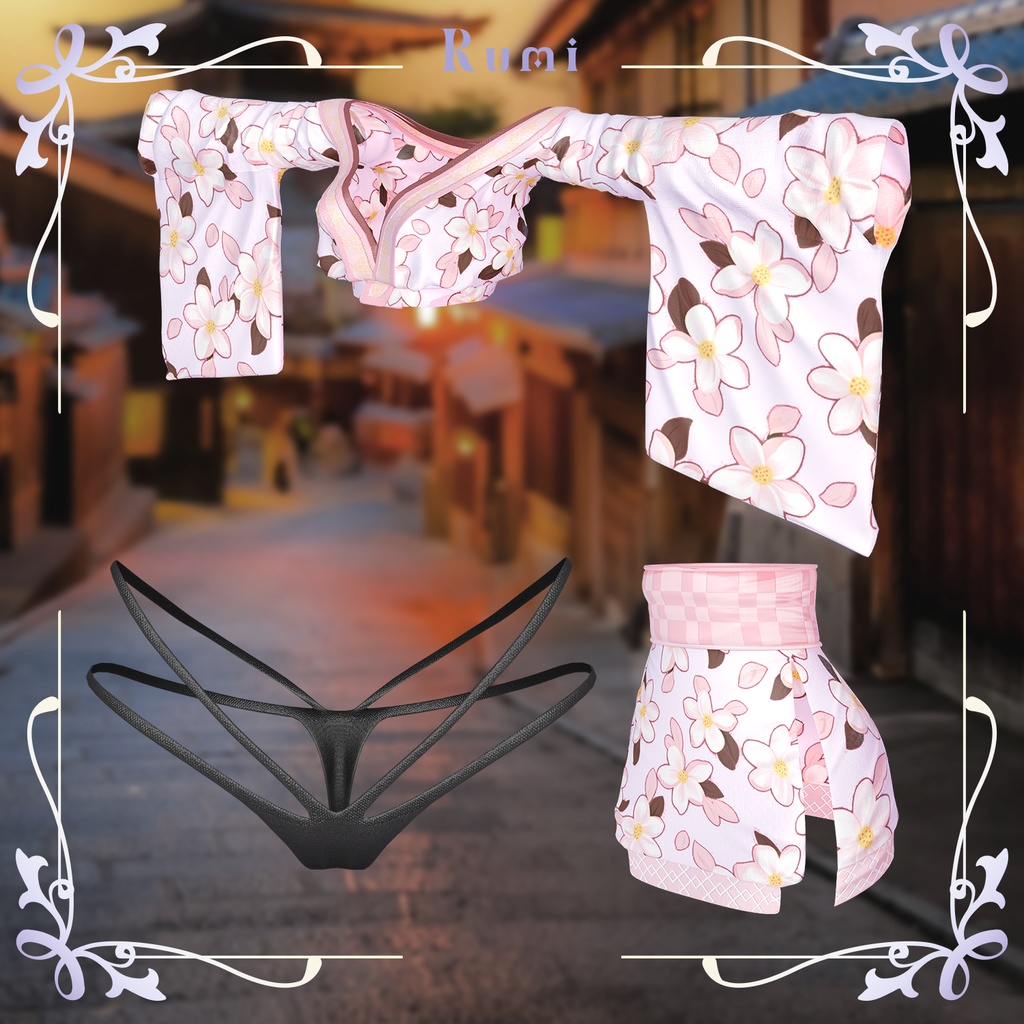 【PB】【4アバター対応】 YUKATA 【VRChat想定】