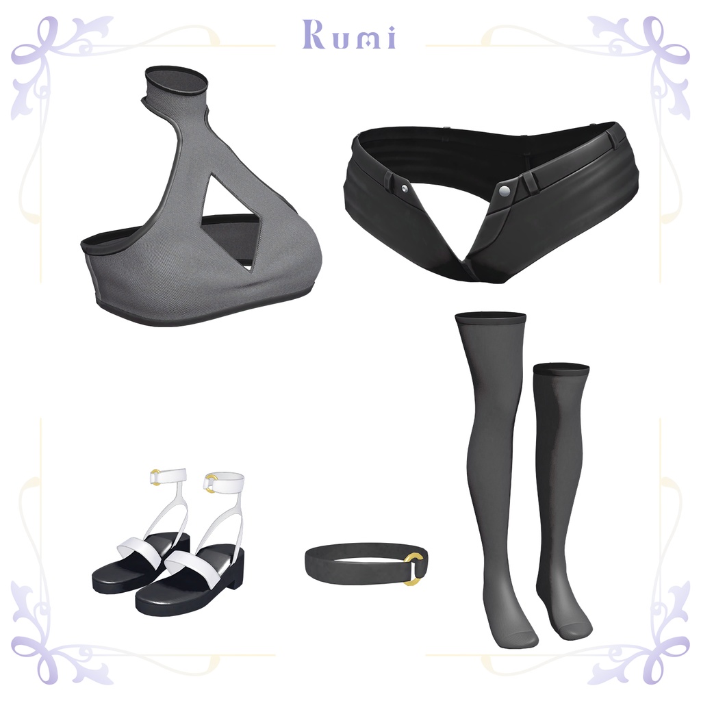 【PB】【4アバター対応】 Hologram Hood 【VRChat想定】