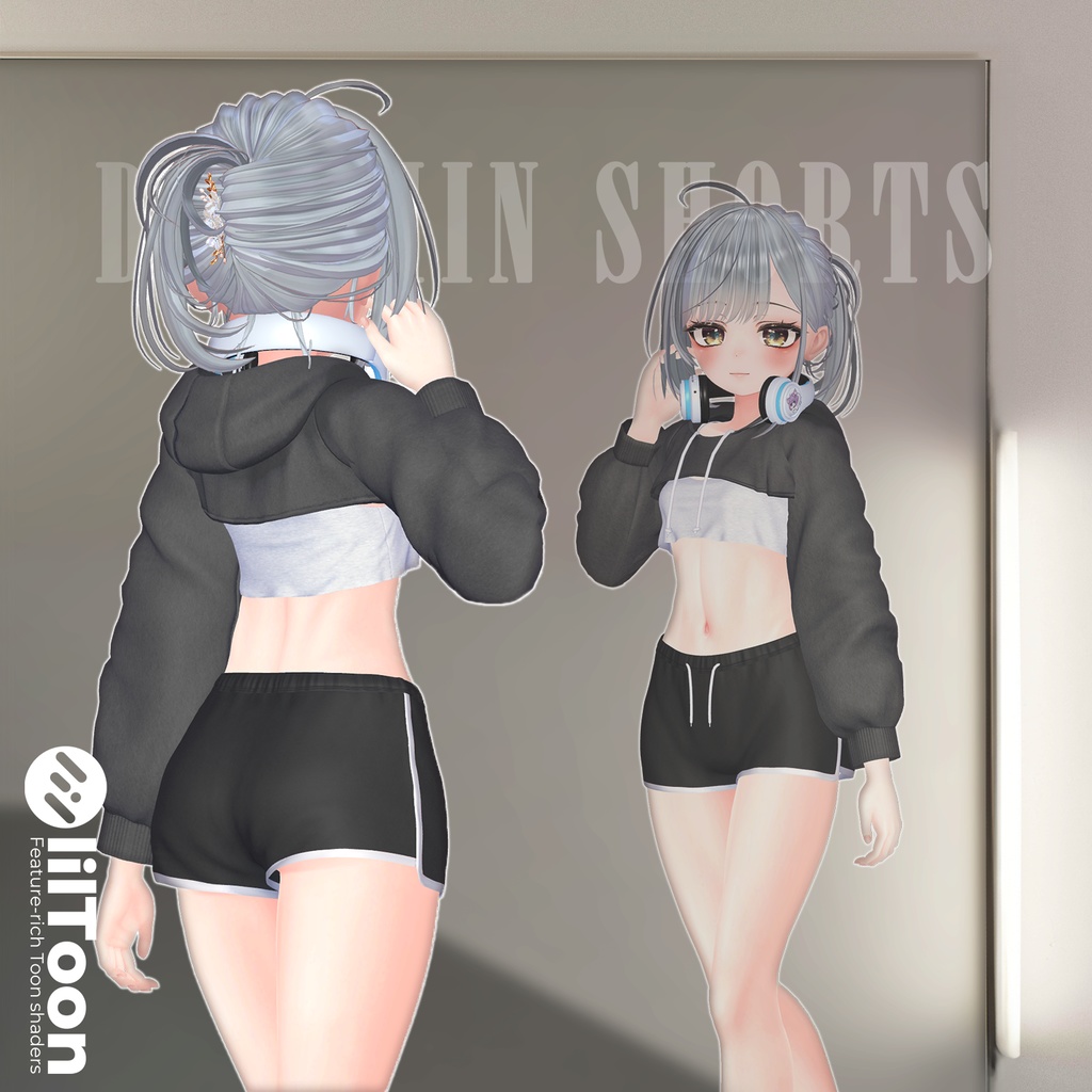 【PB】【12アバター対】 DOLPHIN SHORTS 【VRChat想定】