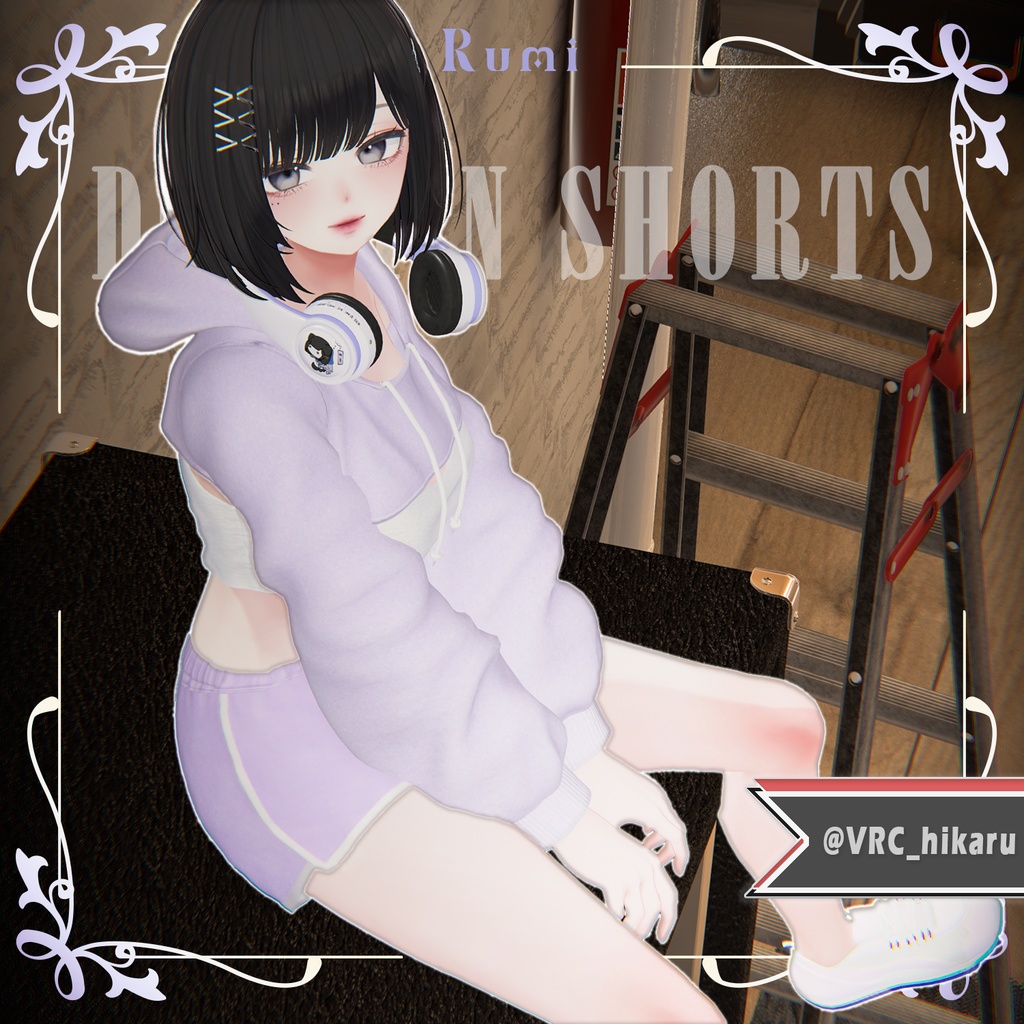 【PB】【12アバター対】 DOLPHIN SHORTS 【VRChat想定】