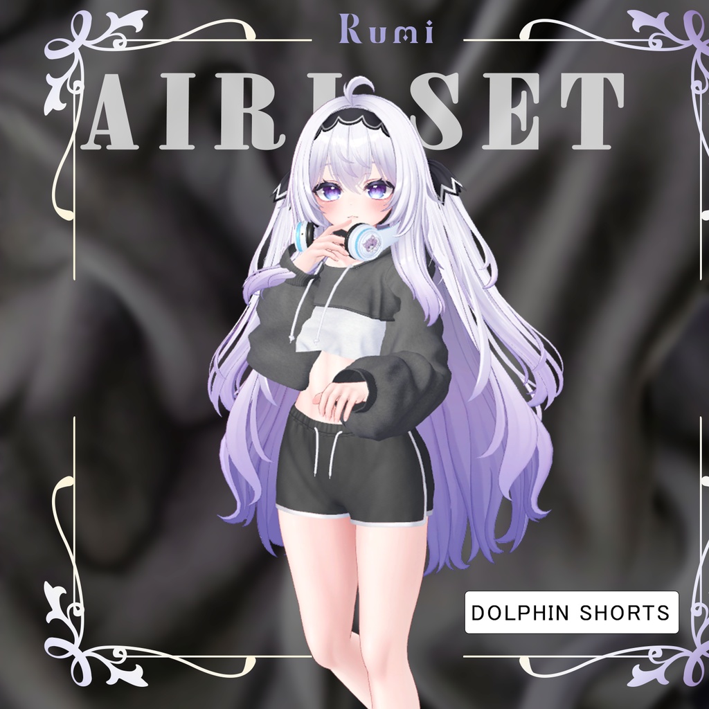 【PB】【12アバター対】 DOLPHIN SHORTS 【VRChat想定】