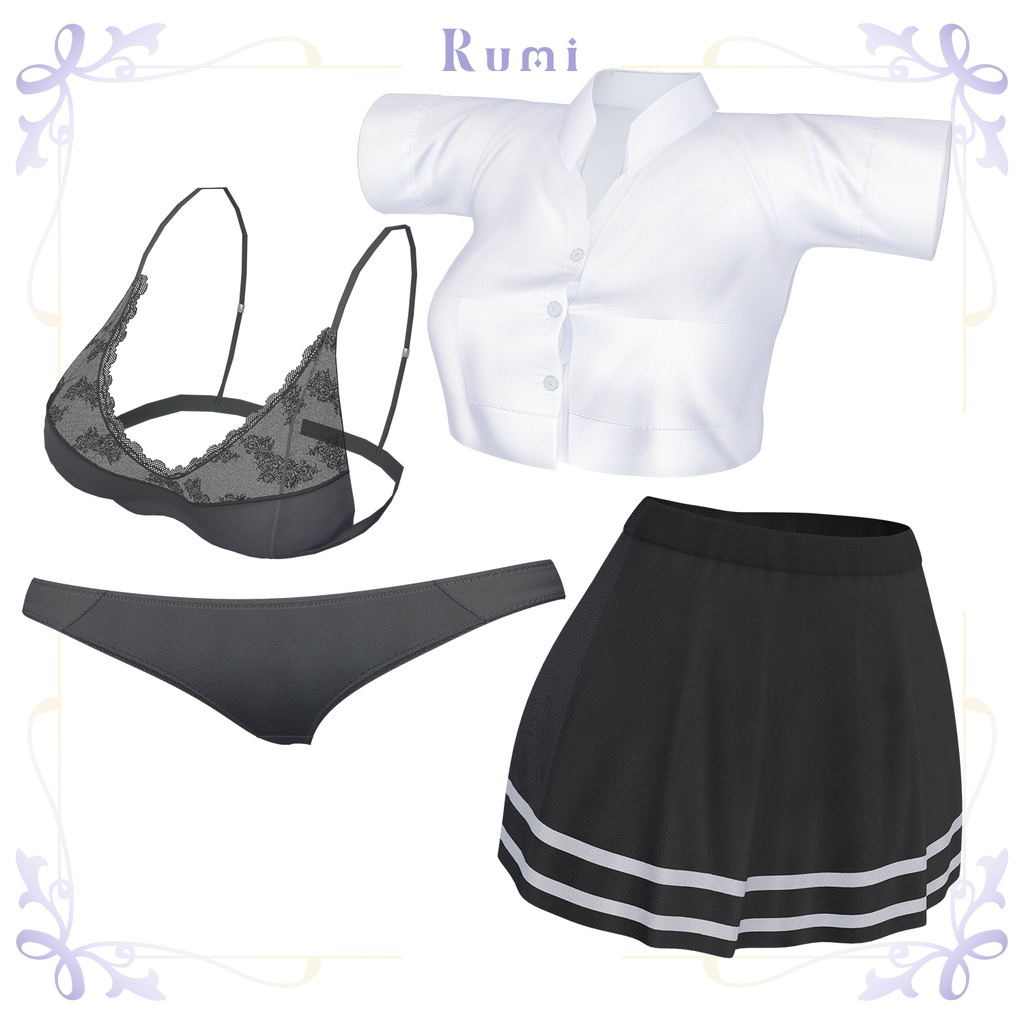 💥BLACKFRIDAY💥【50%% SALE】 【PB】【8アバター対応】 SAILOR UNIFORM 【VRChat想定】