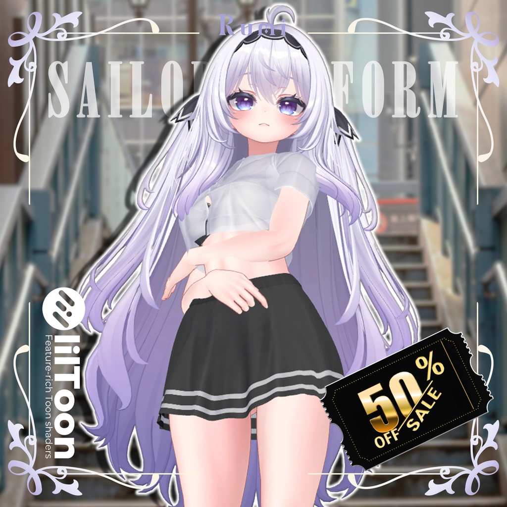 【10000 Follow】 【 50% SALE EVENT 】SAILOR UNIFORM 【8アバター対応】 
