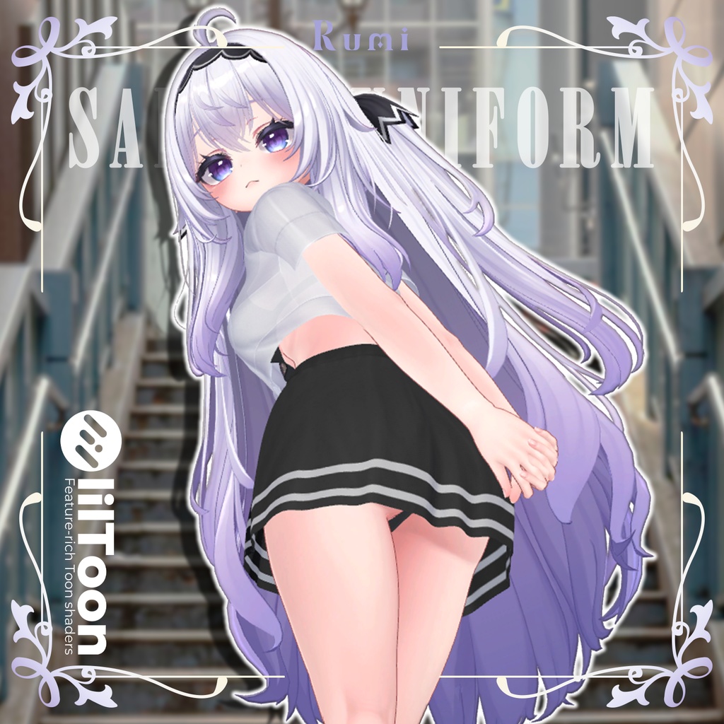 💥BLACKFRIDAY💥【50%% SALE】 【PB】【8アバター対応】 SAILOR UNIFORM 【VRChat想定】