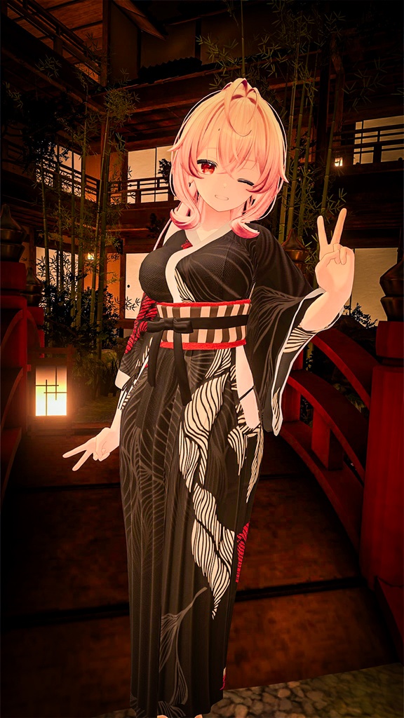 【PB】【4アバター対応】 KIMONO 【VRChat想定】