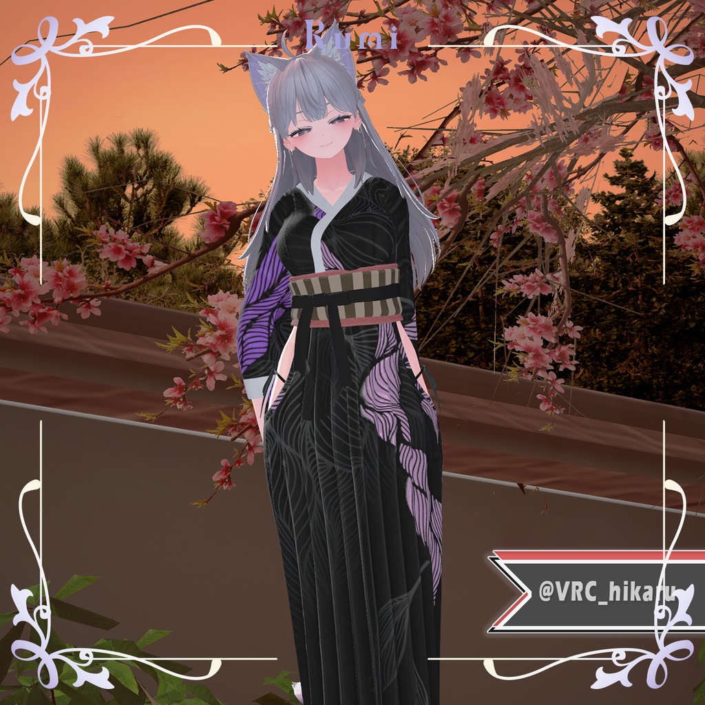 【PB】【4アバター対応】 KIMONO 【VRChat想定】