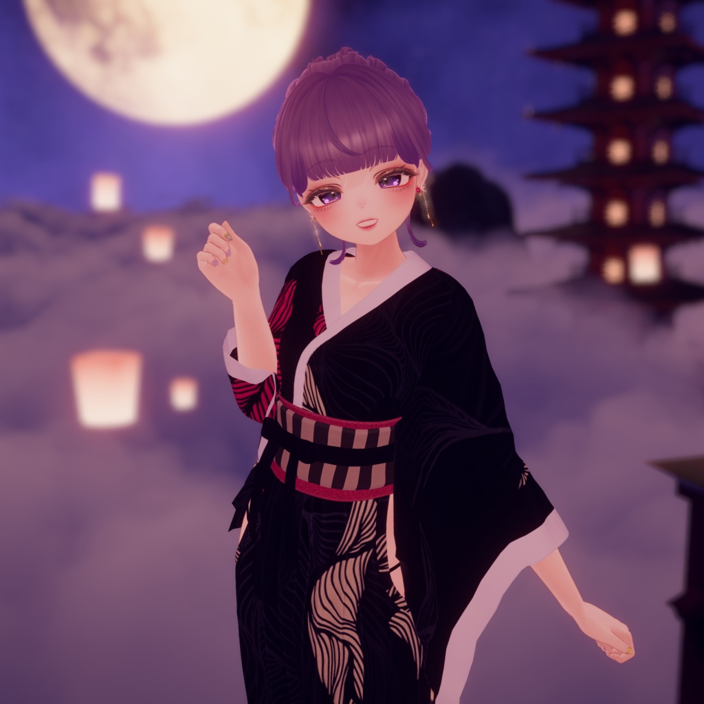 【PB】【4アバター対応】 KIMONO 【VRChat想定】