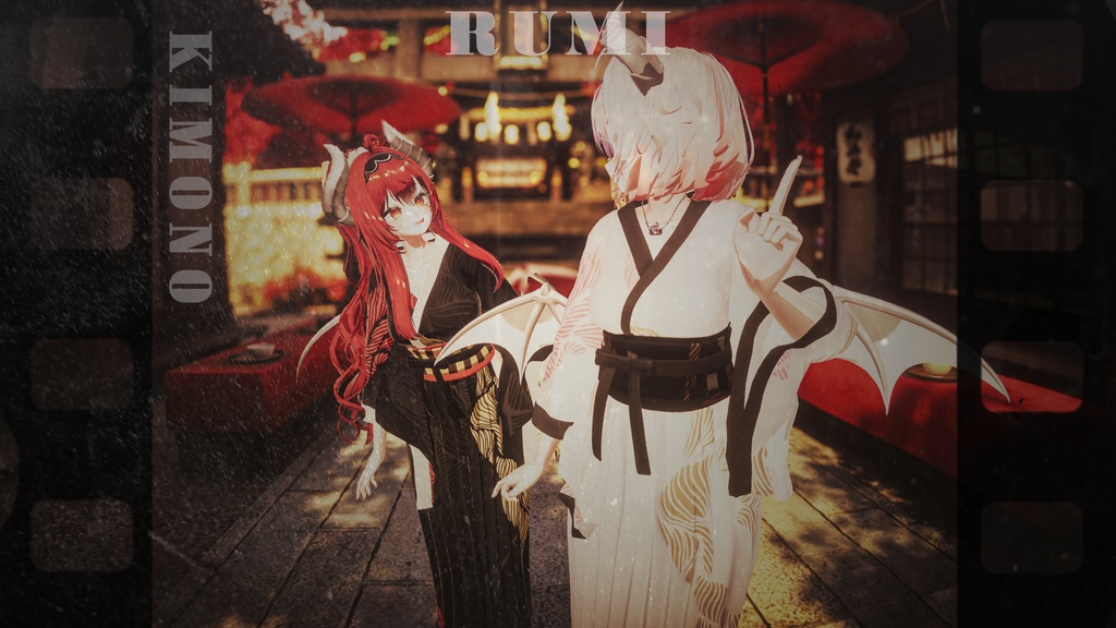 【PB】【4アバター対応】 KIMONO 【VRChat想定】