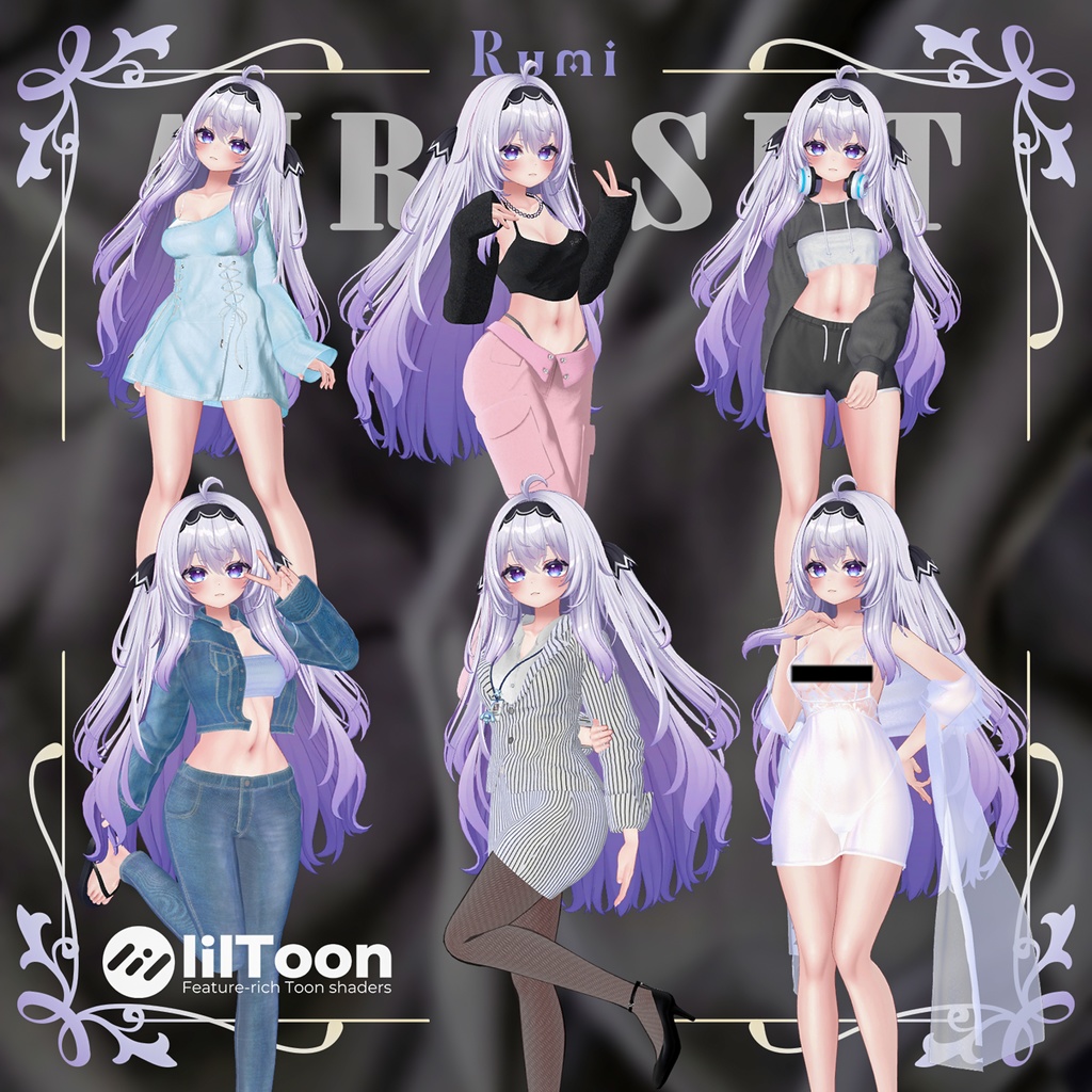 【SALE】 AIRI Clothing Pack 【VRChat想定】