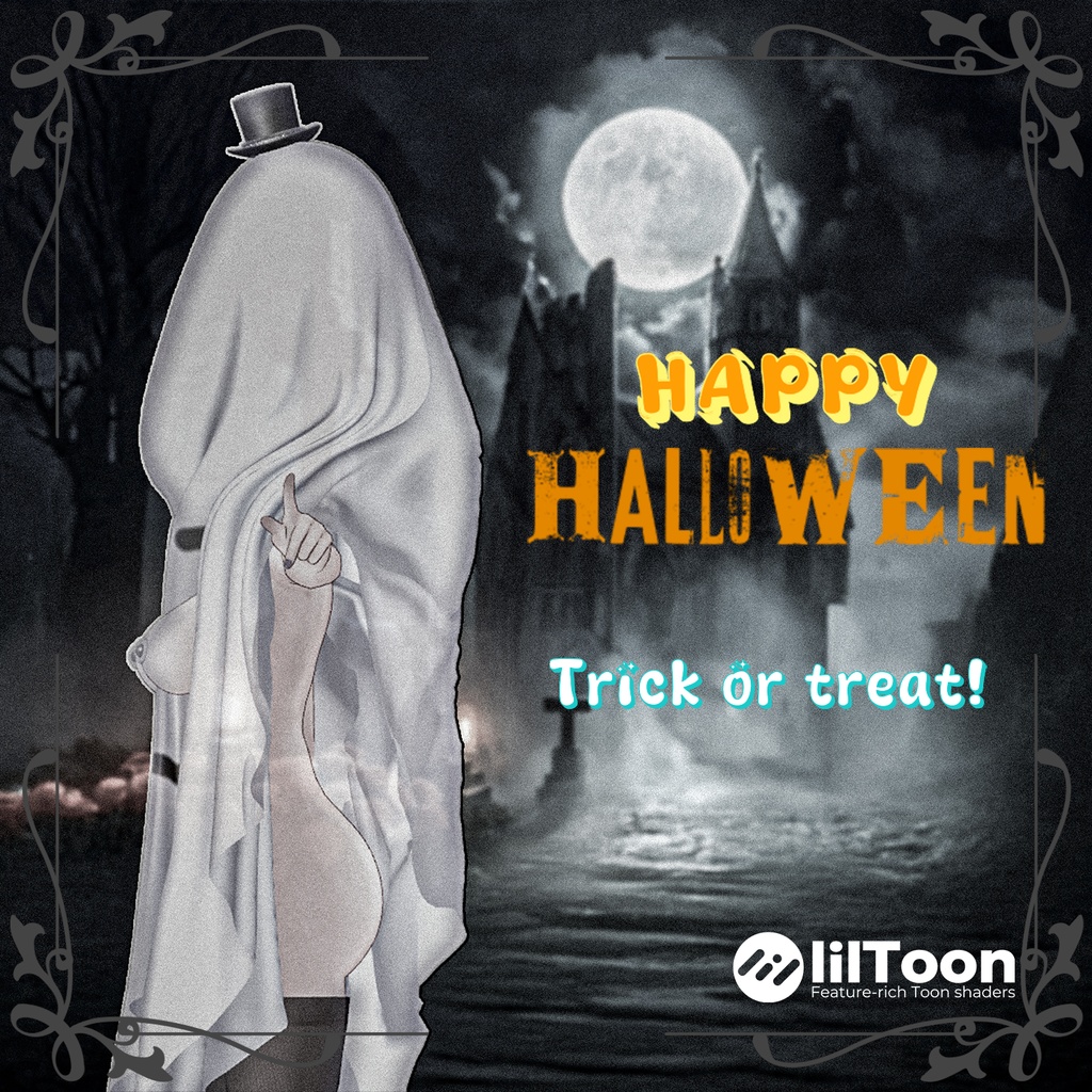 💥BLACKFRIDAY💥【50%% SALE】 【PB】【7アバター対応】 Ghost 【VRChat想定】