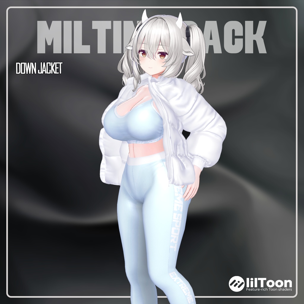 【PB】【9アバター対応】 DownJacket 【VRChat想定】