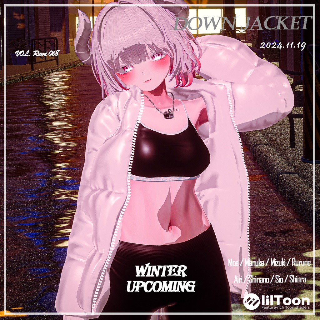 【PB】【9アバター対応】 DownJacket 【VRChat想定】