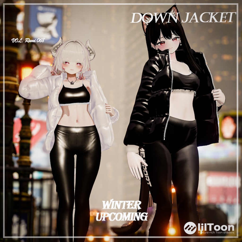 【PB】【9アバター対応】 DownJacket 【VRChat想定】