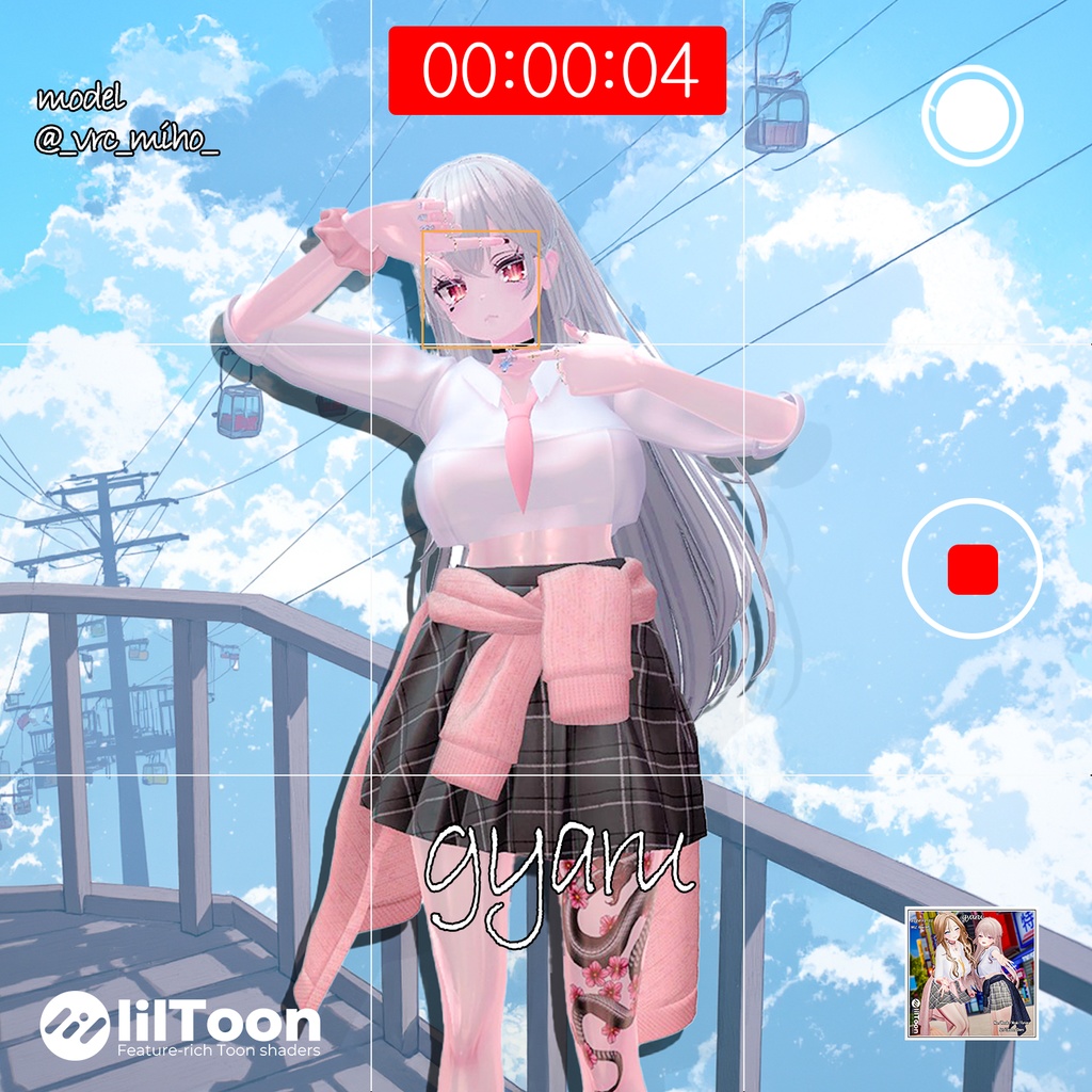 【PB】【10アバター対応】 GYARU 【VRChat想定】