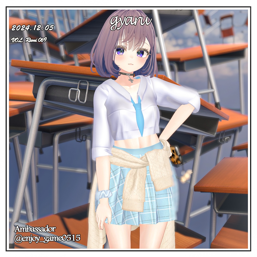 【PB】【10アバター対応】 GYARU 【VRChat想定】