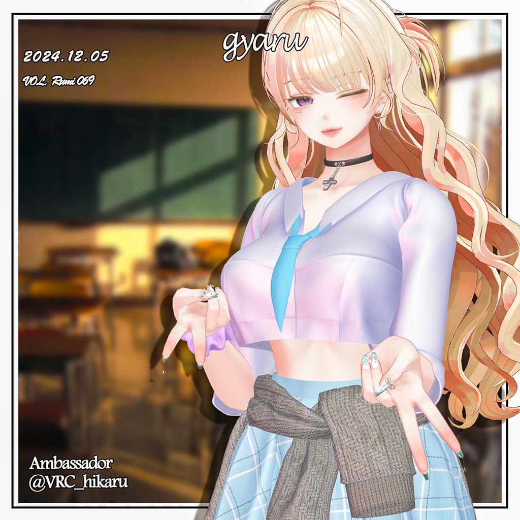 【PB】【10アバター対応】 GYARU 【VRChat想定】